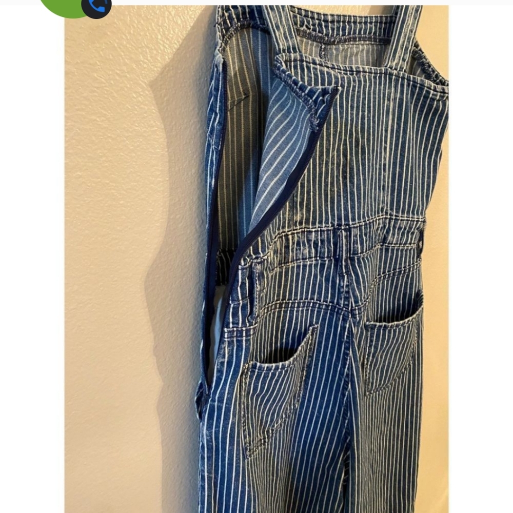 Universal Thread Striped Denim Jumper - image 2